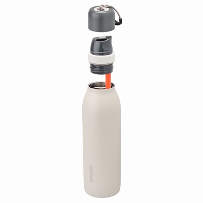 Owala 18oz FreeSip® Twist Water Bottles White | 5679-OTLHD